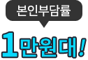 본인부담률 1만원대!